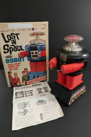 All Remco Lost In Space Robot Battery Operated,  Box 1966