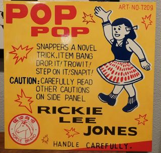 Rickie Lee Jones - Pop Pop Vinyl Lp 1991 German Press