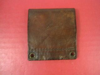 WWII Era US Army Officer ' s Brown Leather Belt Hanger for M1916 Holster - 2 2