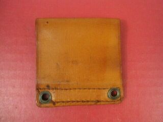 WWII Era US Army Officer ' s Brown Leather Belt Hanger for M1916 Holster - 3 2
