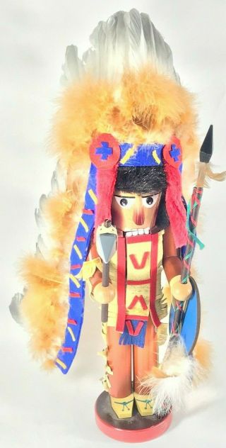 Chief Sitting Bull Vintage Steinbach Nutcracker For Kurt Adler Numbered