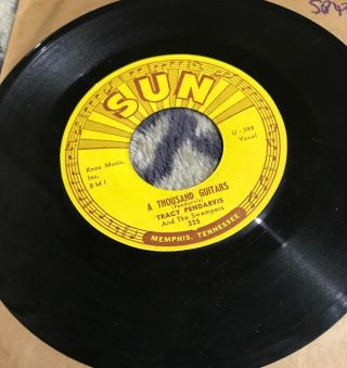 Sun Records - 335 - Tracy Prendarvis A Thousand Guitars/is It Too Late - 45rpm Ex