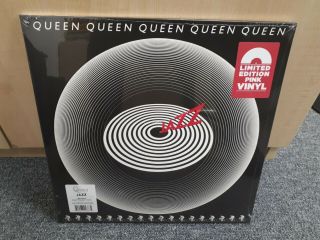 Queen " Jazz " Pink Vinyl Hmv Freddy Mercury Brian May Roger Taylor