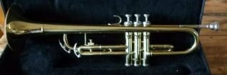 Vintage King 600 Usa Brass Trumpet In Case King 7c Mouthpiece