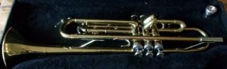 VINTAGE KING 600 USA BRASS TRUMPET IN CASE KING 7C MOUTHPIECE 3