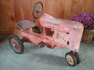1955 Eska Ih Mccormick Farmall 400 Pedal Tractor Farm Toy