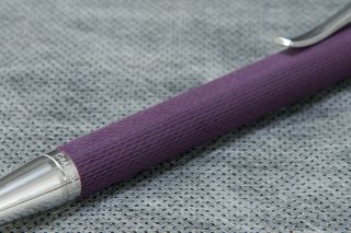 Graf Von Faber Castell Guilloche Plum Violet Ballpoint Pen