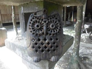 Japanese Iron Sculpture Owl Sea Freight Videos