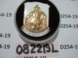 Army Di Dui Crest Sb Screwback Pre Ww2 22nd Infantry Massachusetts State Guard