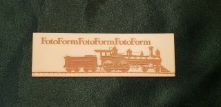 Rare Opelle Giftware By Corning " Fotoform Train " Ornament