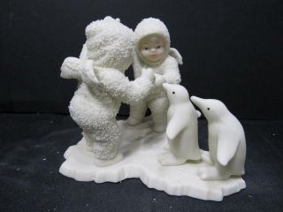 " Playing Games Is Fun " Dept 56 Snowbabies Christmas Figurine