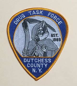 Ny Dutchess County York Drug Task Force Sheriff Police Patch