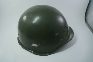 Vintage Post Wwii Hungarian Army Helmet With Liner (6)