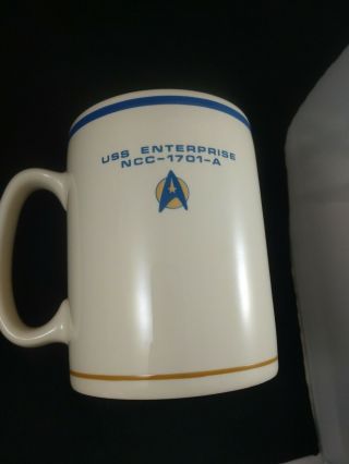 Pfaltzgraff 1993 Star Trek USS Enterprise NCC - 1701 - A 16oz Mug Coffee Tea Cocoa 2