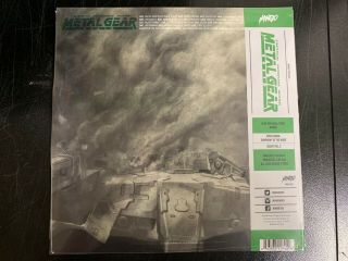 Metal Gear Solid Video Game Soundtrack Green Smoke Vinyl Record 2xlp Mondo