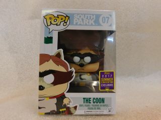 The Coon 07 Funko Pop 2017 Sdcc Exclusive South Park Cartman