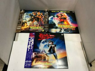 Back To The Future Trilogy - Japan Import 3 X Laserdisc Set