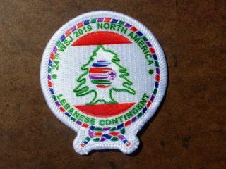 2019 24th World Scout Jamboree Lebanon Liban Contingent Patch Badge