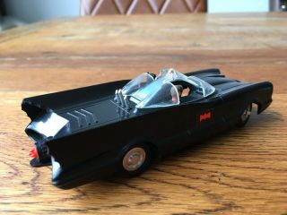 RARE TRIANG SPOT ON MAGICAR BATMOBILE WITH BATMAN AND ROBIN BATTERY OPERATED 3