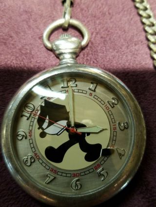 Felix the Cat by Fossil Limited Edition Quartz Pocket Watch 2