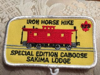 Bsa Oa Lodge 573 Sakima Iron Horse Hike Special Edition Patch Lasalle Council