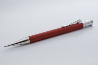 Graf Von Faber - Castell Guilloche Coral Red Propeling Mechanical Pencil.