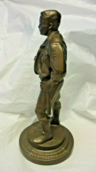 VTG Boy Ideal Scout Cast Metal Statue Figurine Award 8 1/2  by R Tait McKenzie 2