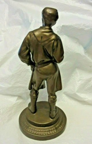VTG Boy Ideal Scout Cast Metal Statue Figurine Award 8 1/2  by R Tait McKenzie 3