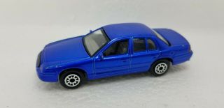 Welly 1999 Ford Crown Victoria 2067 - Blue Car Undercover Police Car Cop Die - Cast