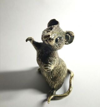 Cute Big Rat,  Mouse - A Bronze Statuette,  Mouse Bronze Figurine,  Cute Funny Rat