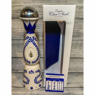Empty Clase Azul Reposado Tequila Bottle Talavera Pottery With Origina Box 750ml