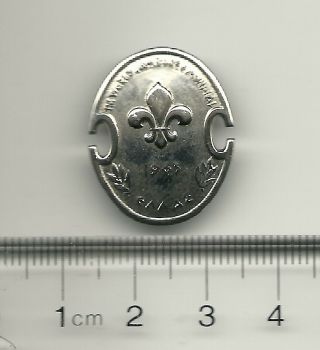 1963 Greece Scout World Jamboree Silver Souvenir Pin