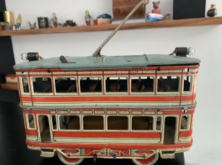 Tin Toys Germany,  Orobr trolley car,  Truco 1910,  Both,  Please Watch Video 2