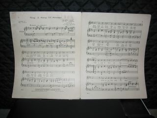ZIEGFELD FOLLIES OF 1922 SHEET MUSIC 
