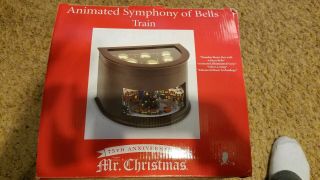 Mr.  Christmas ANIMATED SYMPHONY of BELLS TRAIN 75th Anniversary MUSIC BOX LQQK 2