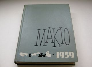 1959 Makio The Ohio State University Buckeyes Yearbook - Woody Hayes Era Football