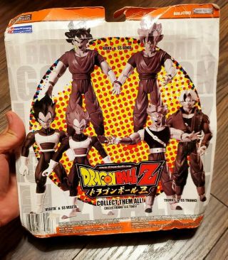 RARE Dragon ball Z FUTURE TRUNKS & SS TRUNKS Saiyan Warriors Figure Jakks DBZ 2