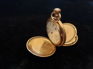 1910 Elgin Pocket Watch Grade 354 Hunt Case