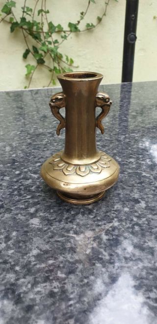 Quality Antique 18th / 19th Century Chinese Bronze Vase Incense Container