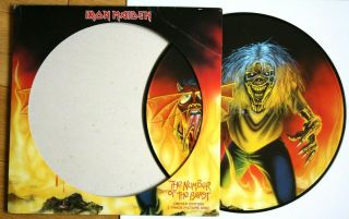 Iron Maiden Number Of The Beast 12 " Vinyl Picture Disc Read Listing