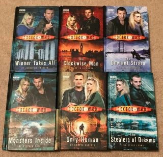 Doctor Who - 9th Doctor Novels Complete Set Of 6 Hardcovers Bbc Books