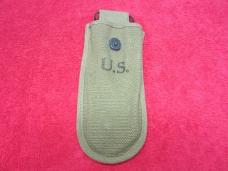 Us Wwii Wire Cutter Canvas Pouch Mkd 