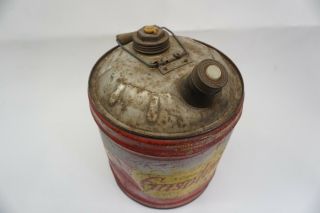 Edward Can Company Vintage Gasoline Gas Can with Pour Spout - 4 Imperial Gallons 2
