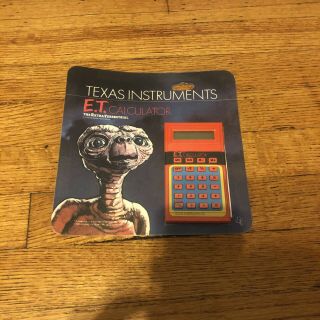 Vintage 1982 T.  I.  E.  T.  Calculator Texas Instruments Extra Terrestrial