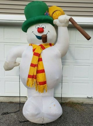Gemmy Airblown Inflatable Frosty The Snowman 8 