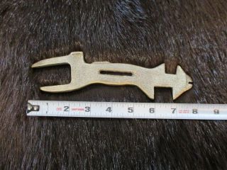 Newhouse Wolf Trap Wrench / Brass / Hutzel / Wolf Trapping /