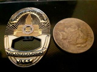 Rare Los Angeles Police Department Police Officer Bottle Opener Challenge Coin