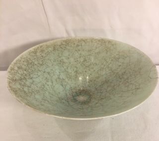 Chinese Porcelain Ge Kiln Crackle Glaze Small Conical Tea Bowl Song Yuan Dynasty