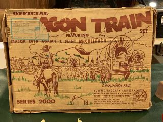 Marx Wagon Train Play Set Series 2000 Box 4777