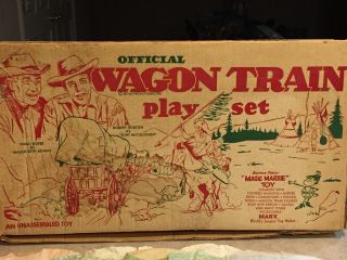 Marx Wagon Train Play Set Box 4788